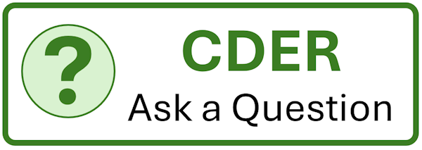 Click to submit a CDER question
